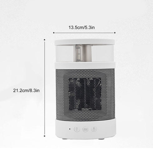 Electric Warmer Heating Fans Colorful 400ML Air Humidifier